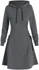 Women's Long Hoodies New Fashionable Simple Temperament Versatile Slim Drawstring Comfortable Casual Sweatshirts